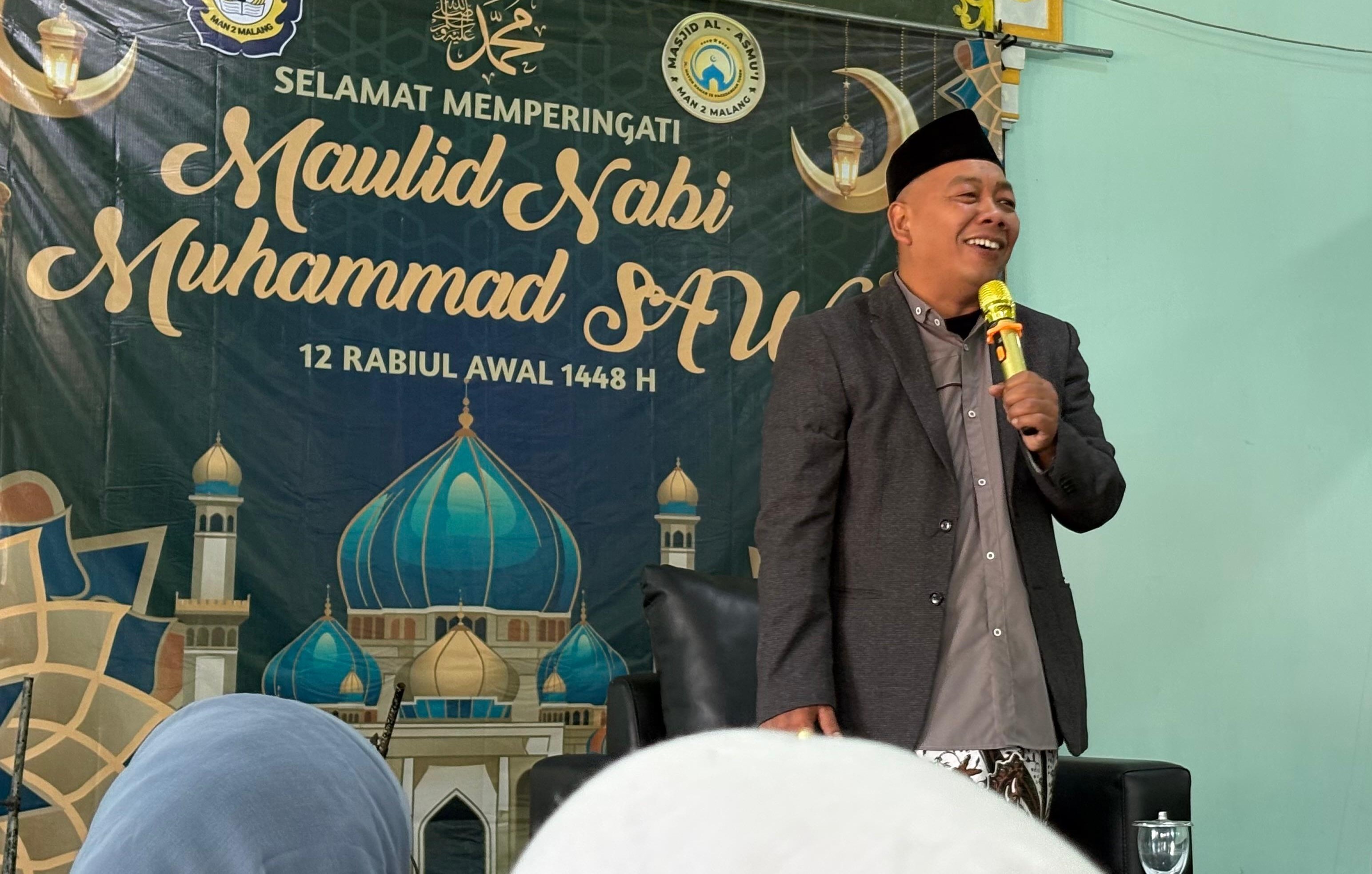 hack by Arif:Teladani Akhlak dan Integritas, MAN 2 Malang Gelar Peringatan Maulid Nabi Muhammad SAW 2026 dengan Khidmat
